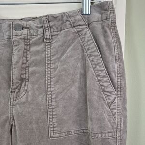 Anthropologie Sanctuary Taupe Brushed Cotton Utility Pants, 29